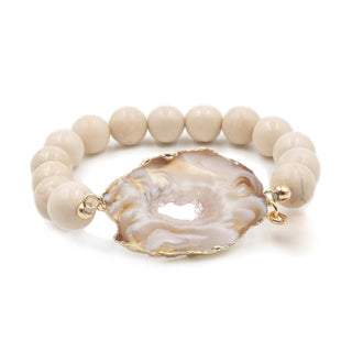 The Third Stone Agate Bracelet