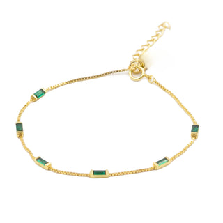 Judah's Emerald Gemstone Bracelet