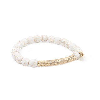 Peaceful Path Howlite Bracelet