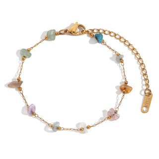 Aurora Gemstone Chain Bracelet